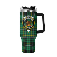 MacAlpine Ancient Tartan Crest 40 oz Insulated Tumbler with Handle