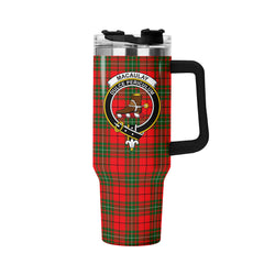 MacAulay Modern Tartan Crest 40 oz Insulated Tumbler with Handle