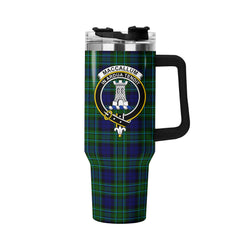 MacCallum Modern Tartan Crest 40 oz Insulated Tumbler with Handle