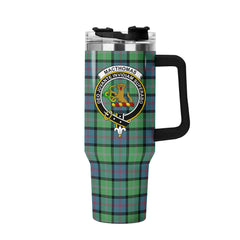 MacThomas Ancient Tartan Crest 40 oz Insulated Tumbler with Handle