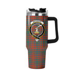 Matheson Ancient Tartan Crest 40 oz Insulated Tumbler with Handle