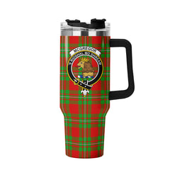 McGregor Modern Tartan Crest 40 oz Insulated Tumbler with Handle