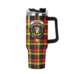 McIndoe Tartan Crest 40 oz Insulated Tumbler with Handle