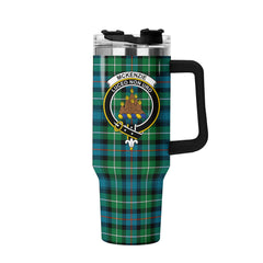 McKenzie Ancient Tartan Crest 40 oz Insulated Tumbler with Handle