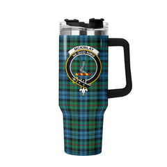 McKinlay Ancient Tartan Crest 40 oz Insulated Tumbler with Handle