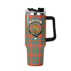 McKintosh Ancient Tartan Crest 40 oz Insulated Tumbler with Handle