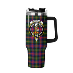 McLennan Modern Tartan Crest 40 oz Insulated Tumbler with Handle