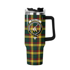 McMillan Old Modern Tartan Crest 40 oz Insulated Tumbler with Handle