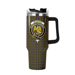 McVicker Tartan Crest 40 oz Insulated Tumbler with Handle