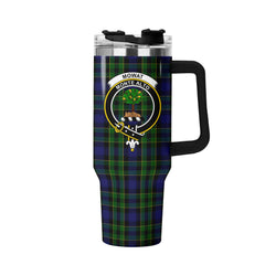 Mowat Modern Tartan Crest 40 oz Insulated Tumbler with Handle