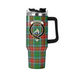 Muirhead Tartan Crest 40 oz Insulated Tumbler with Handle