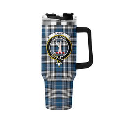 Napier Modern Tartan Crest 40 oz Insulated Tumbler with Handle
