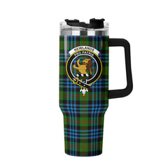 Newlands Tartan Crest 40 oz Insulated Tumbler with Handle