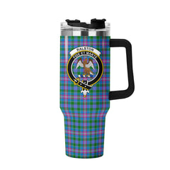 Ralston Tartan Crest 40 oz Insulated Tumbler with Handle