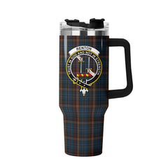 Renton Tartan Crest 40 oz Insulated Tumbler with Handle