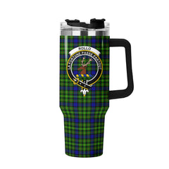 Rollo Modern Tartan Crest 40 oz Insulated Tumbler with Handle