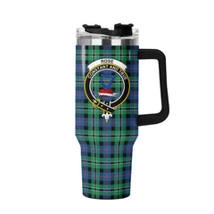 Rose Hunting Ancient Tartan Crest 40 oz Insulated Tumbler with Handle