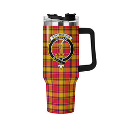 Scrymgeour Tartan Crest 40 oz Insulated Tumbler with Handle