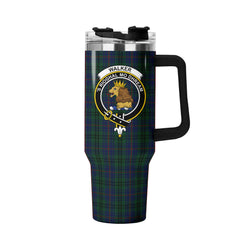 Walker Hunting Tartan Crest 40 oz Insulated Tumbler with Handle
