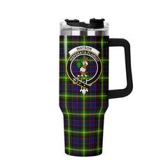 Watson Modern Tartan Crest 40 oz Insulated Tumbler with Handle