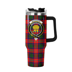 Wauchope (or Waugh) Tartan Crest 40 oz Insulated Tumbler with Handle