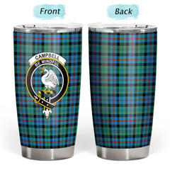 Campbell of Cawdor Ancient Tartan Crest Tumbler