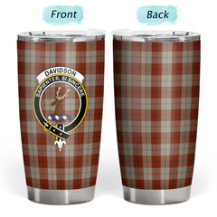 Davidson Dress Dancers Tartan Crest Tumbler