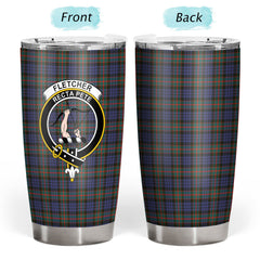 Fletcher of Dunans Tartan Crest Tumbler