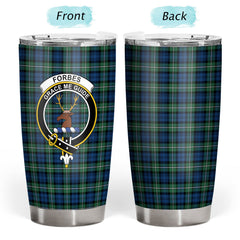 Forbes Ancient Tartan Crest Tumbler