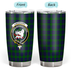 Lockhart Modern Tartan Crest Tumbler