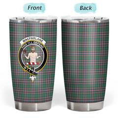 MacFarlane Hunting Ancient Tartan Crest Tumbler