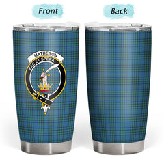 Matheson Hunting Ancient Tartan Crest Tumbler