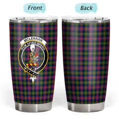 McLellan Modern Tartan Crest Tumbler
