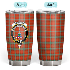 Morrison Red Ancient Tartan Crest Tumbler
