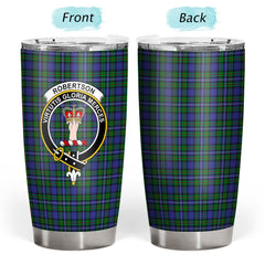 Robertson Hunting Modern Tartan Crest Tumbler