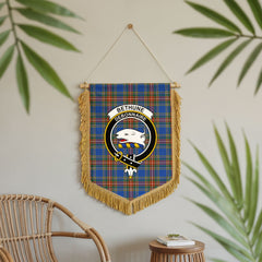 Bethune Ancient Tartan Crest Wall Hanging Banner - Wood Pole