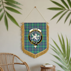Inglis Ancient Tartan Crest Wall Hanging Banner - Wood Pole