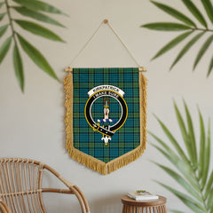 Kirkpatrick Ancient Tartan Crest Wall Hanging Banner - Wood Pole