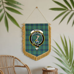 McNeil of Colonsay Ancient Tartan Crest Wall Hanging Banner - Wood Pole