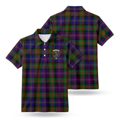 Chalmers Tartan Crest Birdseye Mesh Polo Shirt