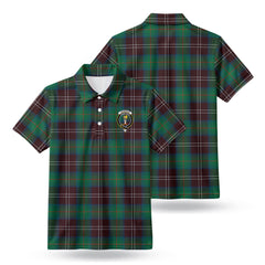 Chisholm Hunting Ancient Tartan Crest Birdseye Mesh Polo Shirt