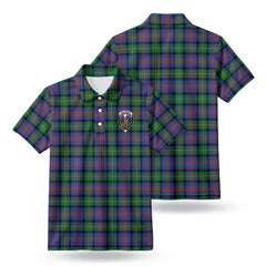 MacLennan Ancient Tartan Crest Birdseye Mesh Polo Shirt