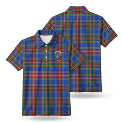 McBeth Ancient Tartan Crest Birdseye Mesh Polo Shirt