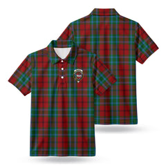 McCook Tartan Crest Birdseye Mesh Polo Shirt
