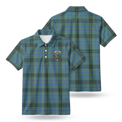 McInnes Ancient Tartan Crest Birdseye Mesh Polo Shirt