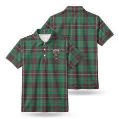 McKinnon Hunting Ancient Tartan Crest Birdseye Mesh Polo Shirt