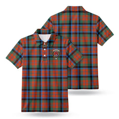 McNaughton Ancient Tartan Crest Birdseye Mesh Polo Shirt