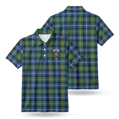 McNeil of Barra Ancient Tartan Crest Birdseye Mesh Polo Shirt