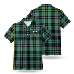 Wallace Hunting Ancient Tartan Crest Birdseye Mesh Polo Shirt