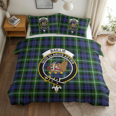 Baillie Modern Tartan Crest Bedding Set